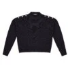 PULLOVER TOTAL BLACK 4018 1 PULLOVER TOTAL BLACK 4018 -Cult Negozio CLC401802 01